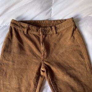 Brandy melville Brown Corduroy Flare Pants